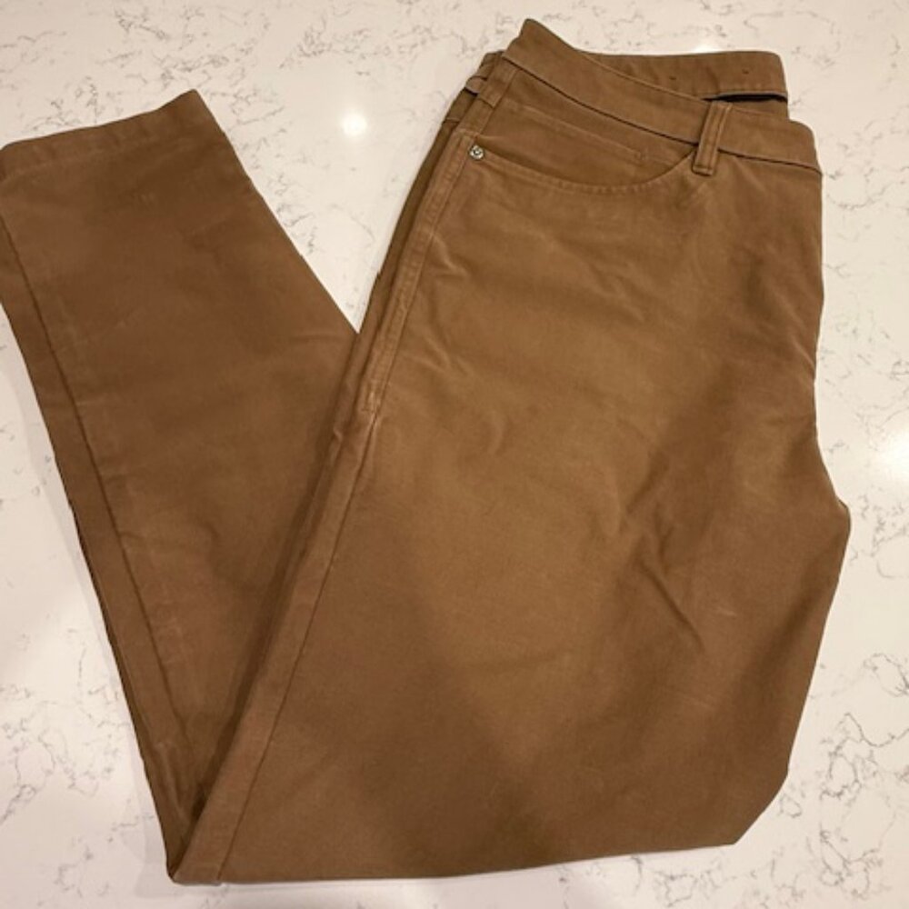 lululemon Men’s ABC Pants Tan Size 33 Stretch Casual
